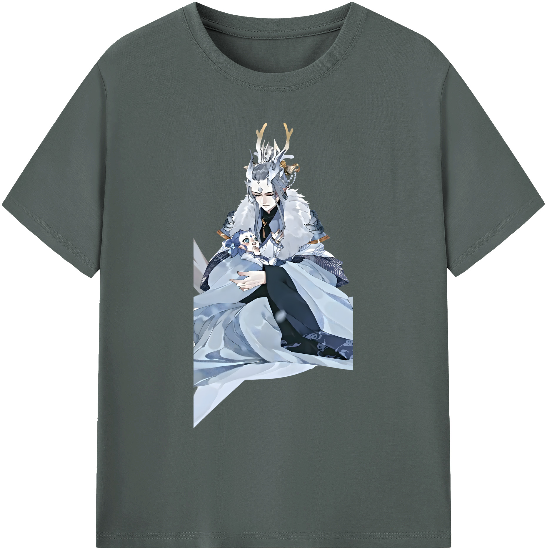 （画像用） Ne Zha 2 ナタ 魔童の大暴れ 綿100％ メンズ半袖Tシャツ｜肌触りやわらか＆通気性